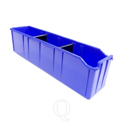 Magazijnbak PSB 4 blauw 415x100x110mm (lxbxh) kunststof