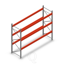 Palletstelling AR T2 3000x3300x1100 3 niveaus beginsectie