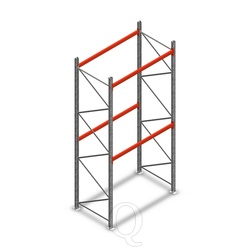 Palletstelling AR T2 M10 4500x1850x1100 2 niveaus beginsectie