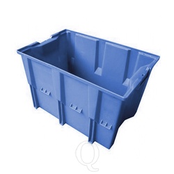 Stapelbare, nestbare transportkrat DLK1 480x312x300 blauw