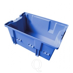 Stapelbare, nestbare transportkrat DLK2 328x210x200 blauw