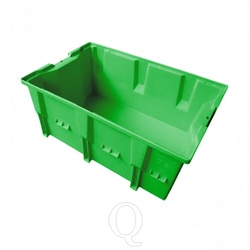 Stapelbare, nestbare transportkrat DLK2C 328x210x150 groen