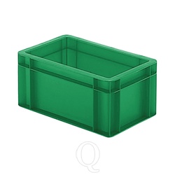 Transportkrat Euronorm plastic bak, krat TK0 300x200x145 groen