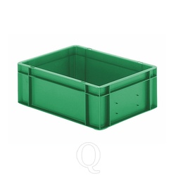 Transportkrat Euronorm plastic bak, krat TK0 400x300x145 groen