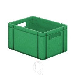 Transportkrat Euronorm plastic bak, krat TK0 400x300x210 groen