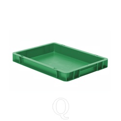 Transportkrat Euronorm plastic bak, krat TK0 400x300x50 groen