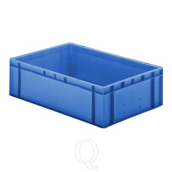 Transportkrat Euronorm plastic bak, krat TK0 600x400x175 blauw