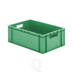 Transportkrat Euronorm plastic bak, krat TK0 600x400x210 groen