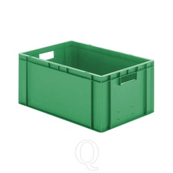 Transportkrat Euronorm plastic bak, krat TK0 600x400x270 groen