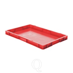 Transportkrat Euronorm plastic bak, krat TK0 600x400x50 rood