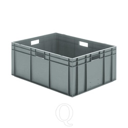 Transportkrat Euronorm plastic bak, krat TK0 800x600x320 grijs