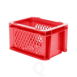 Transportkrat Euronorm plastic bak, krat TK2 200x100x120 rood