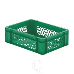 Transportkrat Euronorm plastic bak, krat TK2 400x300x120 groen