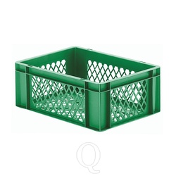 Transportkrat Euronorm plastic bak, krat TK2 400x300x145 groen