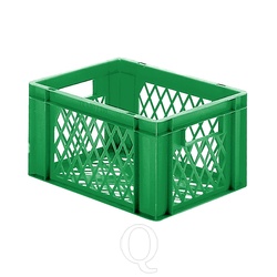 Transportkrat Euronorm plastic bak, krat TK2 400x300x210 groen