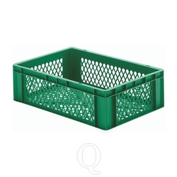 Transportkrat Euronorm plastic bak, krat TK2 600x400x175 groen