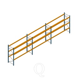 Voordeelrij palletstelling Apersa 3000x11104x1100 3 niveaus