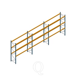 Voordeelrij palletstelling Apersa 4000x11104x1100 3 niveaus