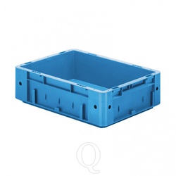 Zware transportkrat Euronorm plastic bak, krat VTK0 400x300x120 blauw