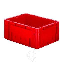 Zware transportkrat Euronorm plastic bak, krat VTK0 400x300x175 rood