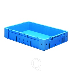 Zware transportkrat Euronorm plastic bak, krat VTK0 600x400x120 blauw