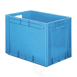 Zware transportkrat Euronorm plastic bak, krat VTK0 600x400x420 blauw